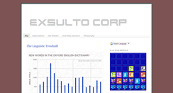 Desktop Screenshot of exsulto.com