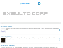 Tablet Screenshot of exsulto.com